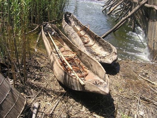 The dugout boat, Brokso The dugout boat, Brokso